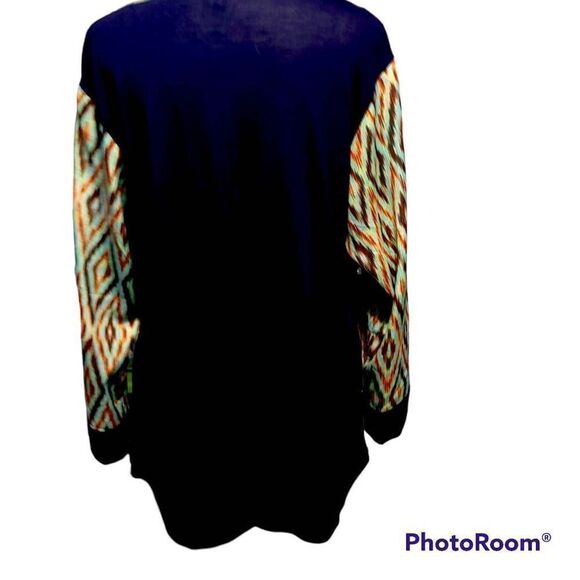 Collective Concepts Long Sleeve Blouse Size Large - Picture 6 of 7